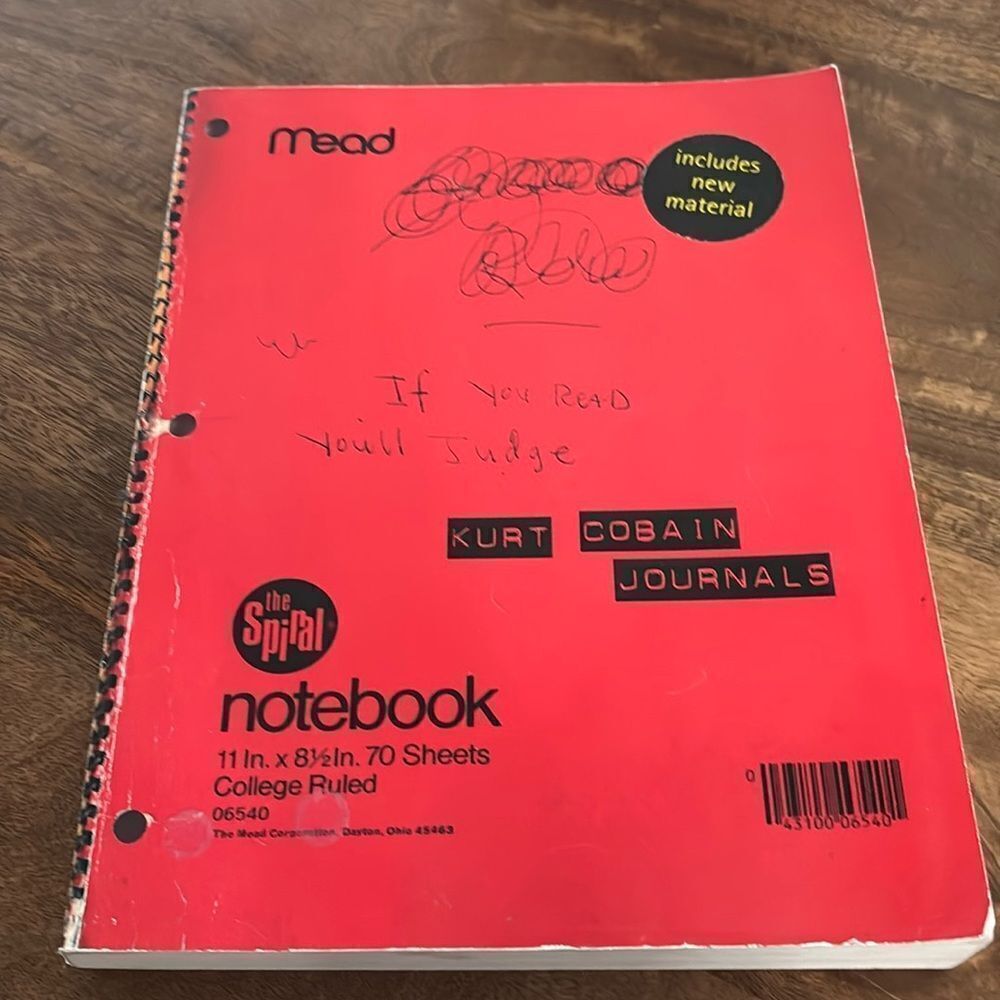 Kurt COBAIN’S Journals softback